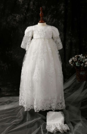 Princess Daliana Baptism Gown – Angel Boutique