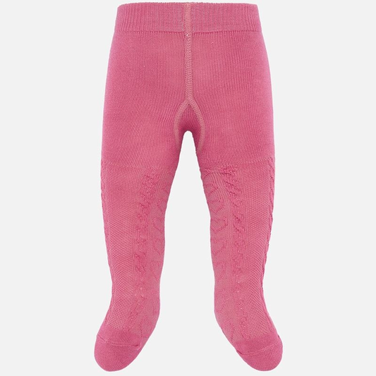 Mayoral Baby Petal Knit Tights w/Hearts