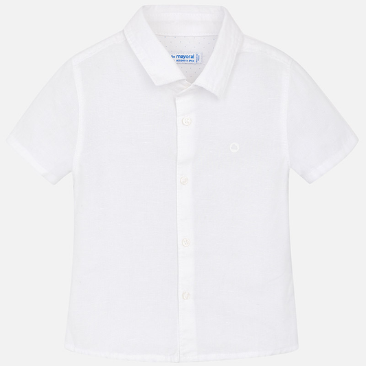 Mayoral Boy Linen Shirt/Vest and Shorts Set