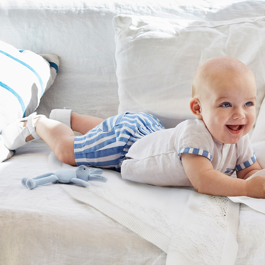 Mayoral Baby Boy Striped Shorts Trouser Set