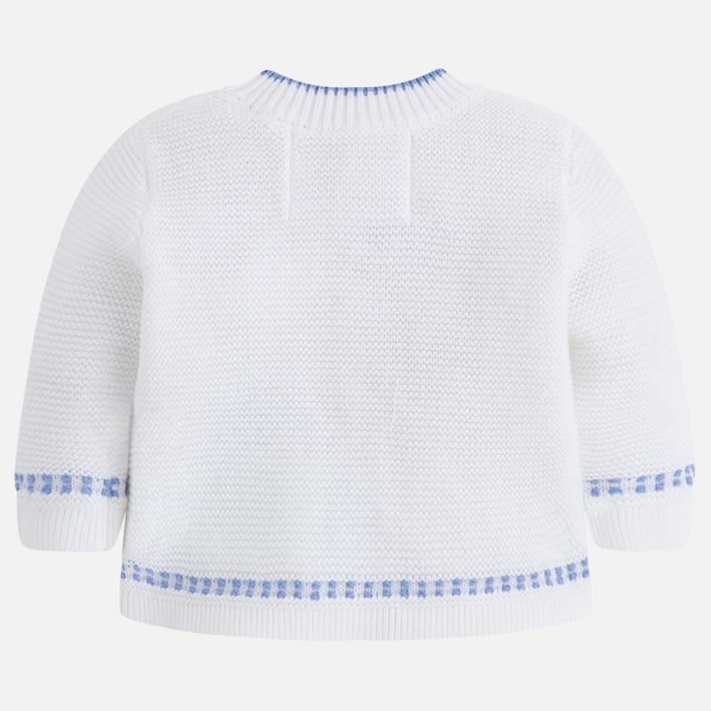 Mayoral Baby boy Knit Combined Cardigan