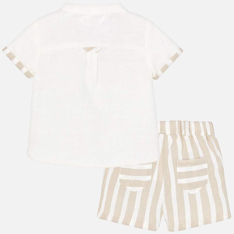 Mayoral Baby Boy Striped Short Trouser Set