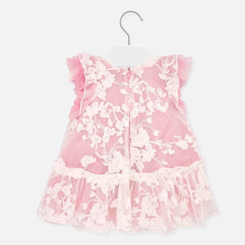Mayoral Baby girl Embroidered Tulle dress