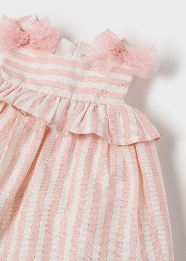 Mayoral Baby Girl Blossom Striped Dress