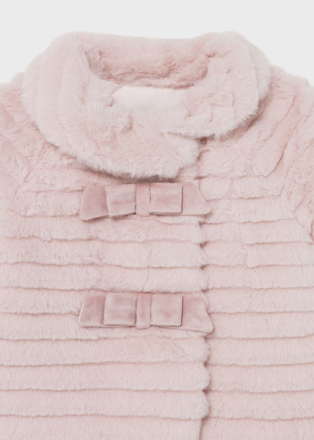 Mayoral Baby girl Faux Fur Coat
