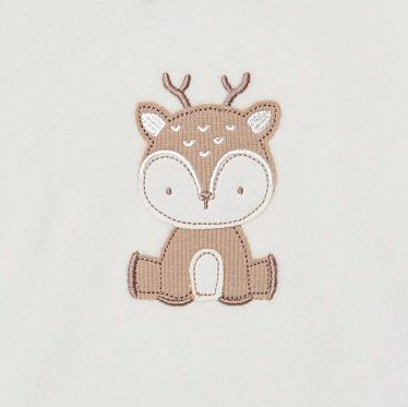 Mayoral Baby Velour Footie with Deer
