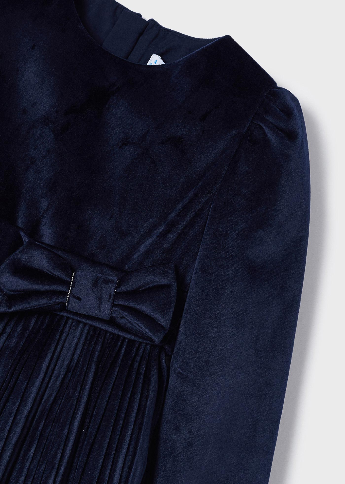 Mayoral Navy Velvet Dress