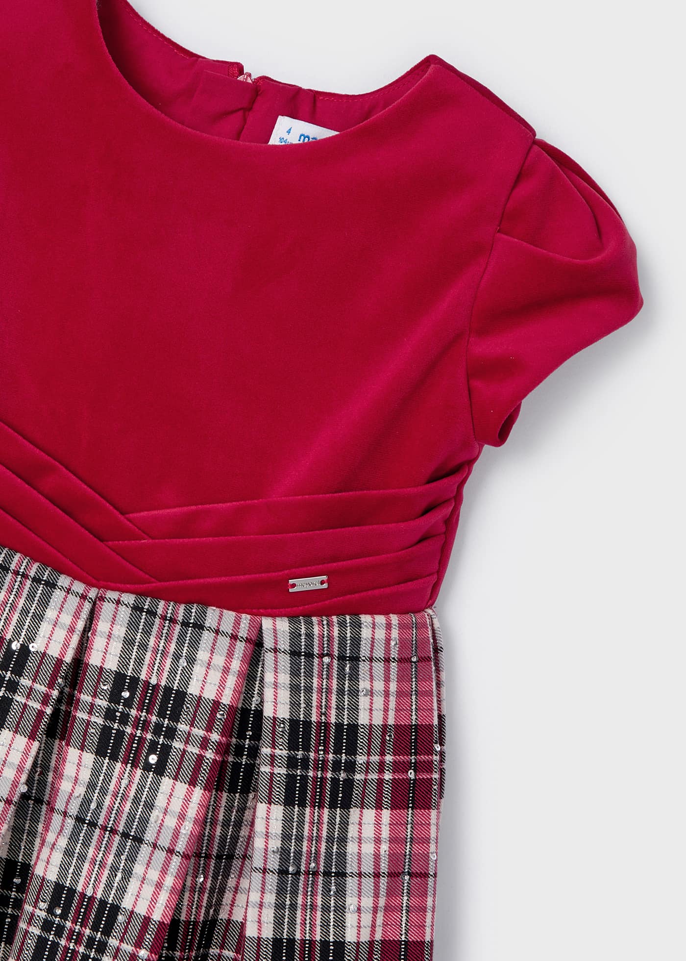 Mayoral Check Dress Combined