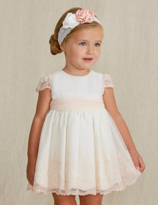 Abel & Lula Embroidered Tulle Dress