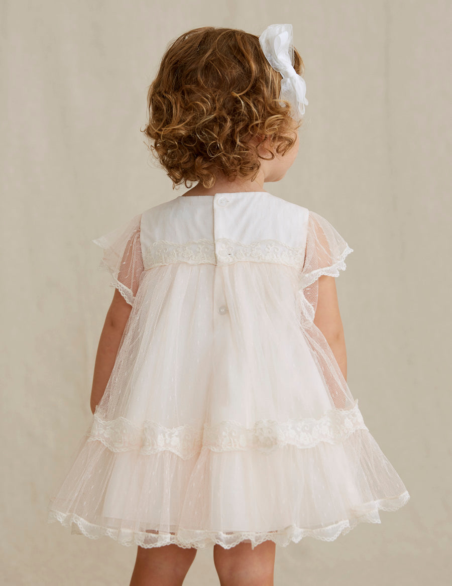 Abel & Lula Jacquard Tulle Dress