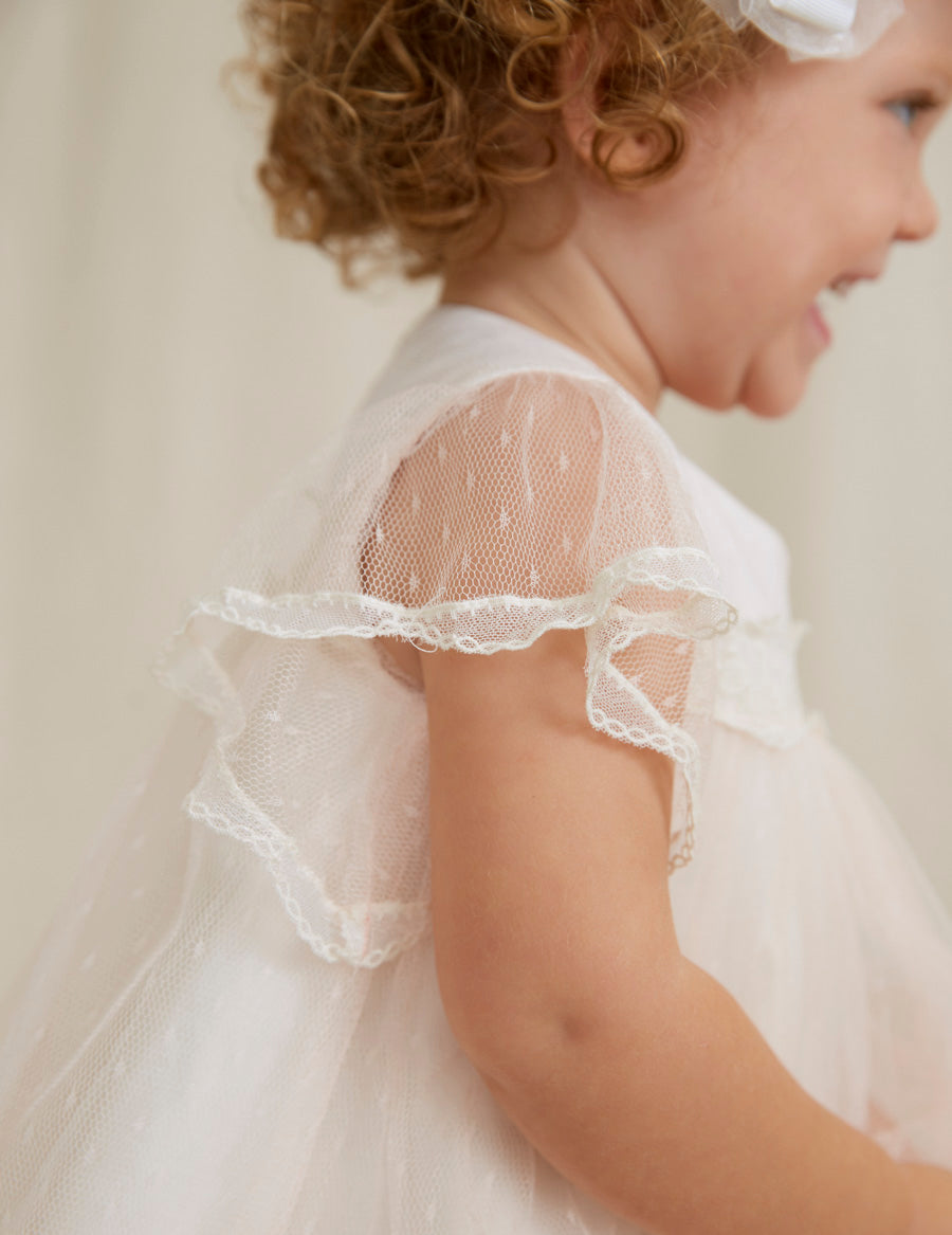 Abel & Lula Jacquard Tulle Dress