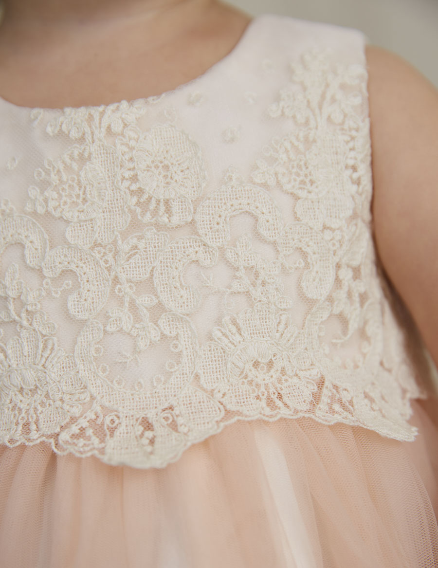 Abel & Lula Embroidered Tulle Dress