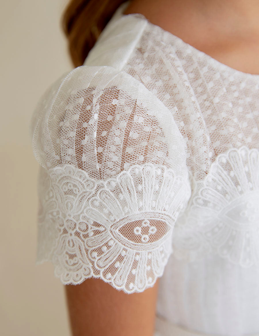 Abel & Lula Pleated Tulle Dress