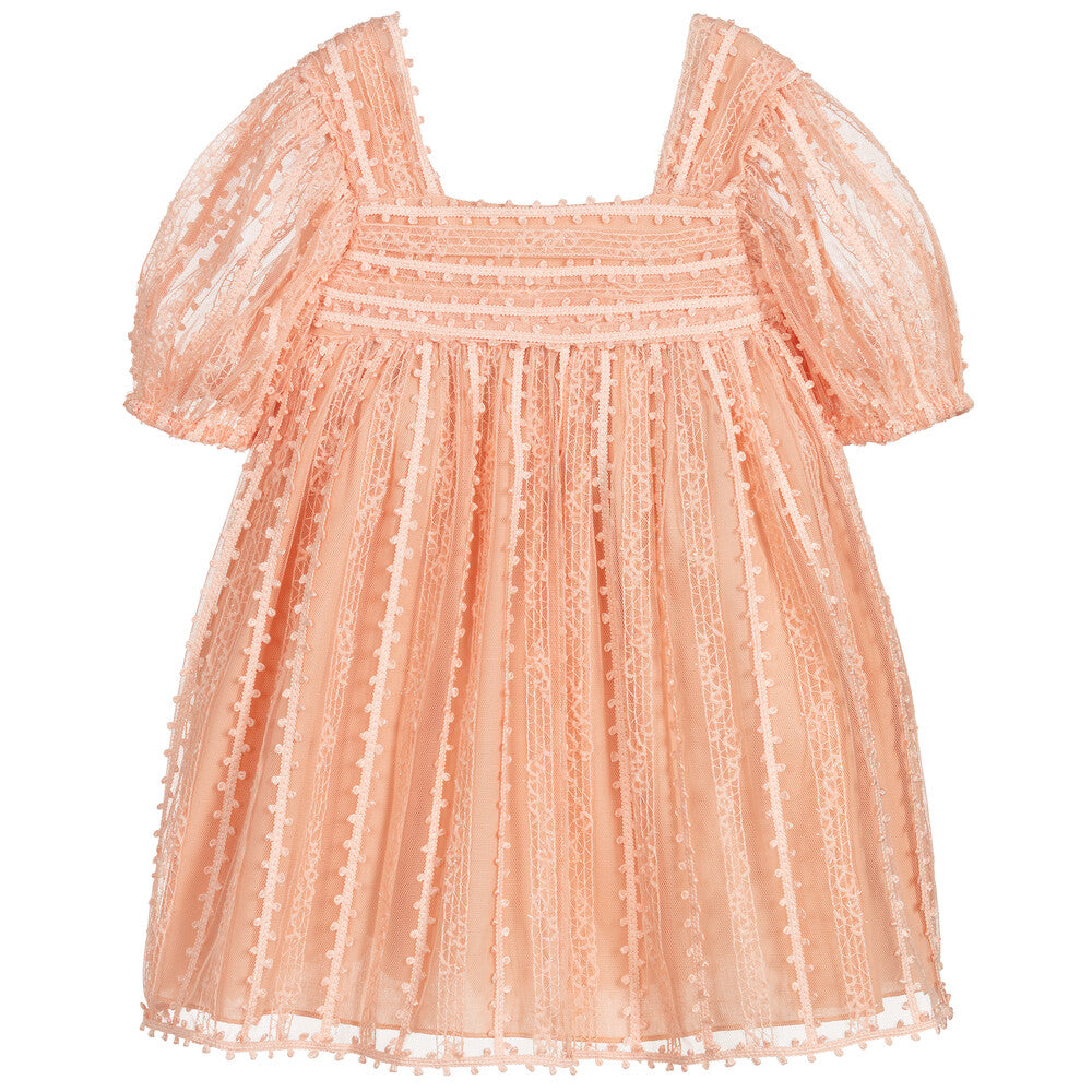 Abel & Lula Tulle Embroidered Dress