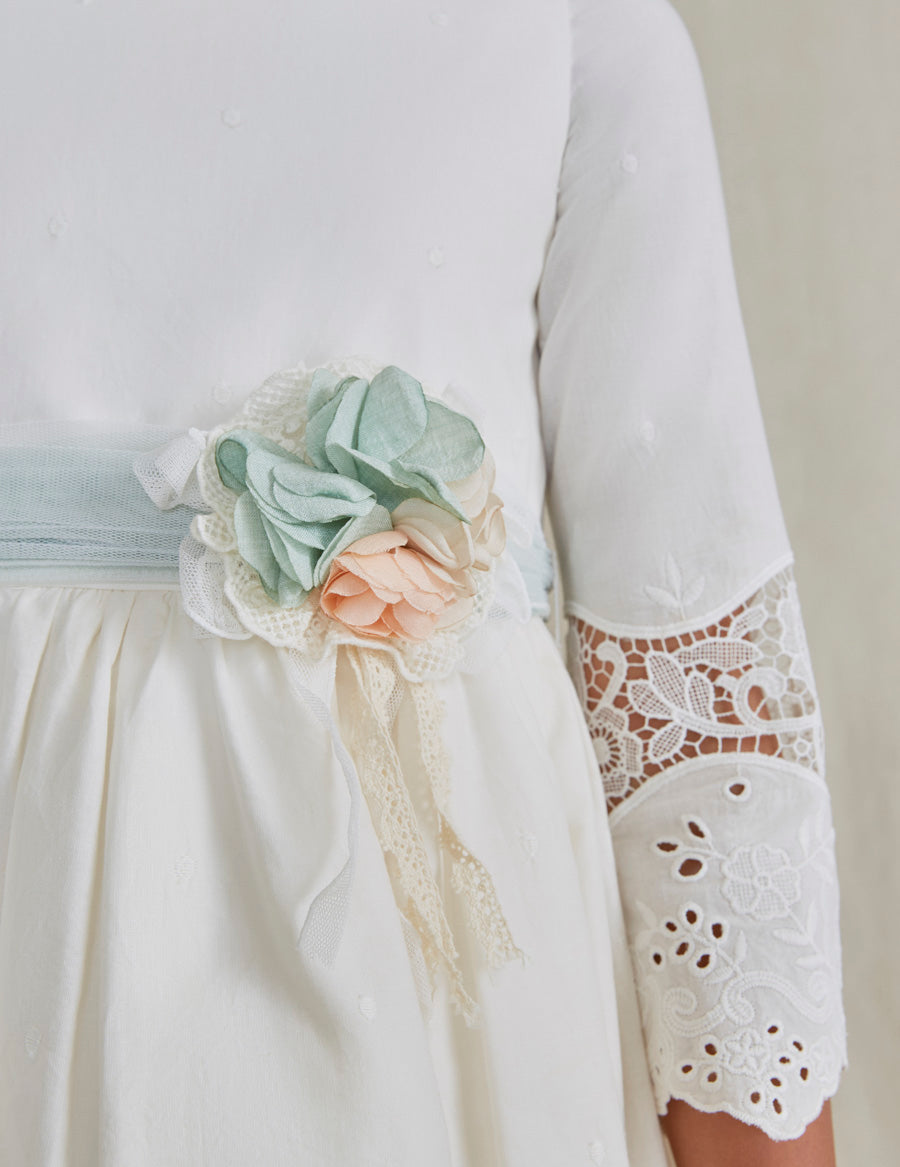 Abel & Lula Embroidered Batiste Dress