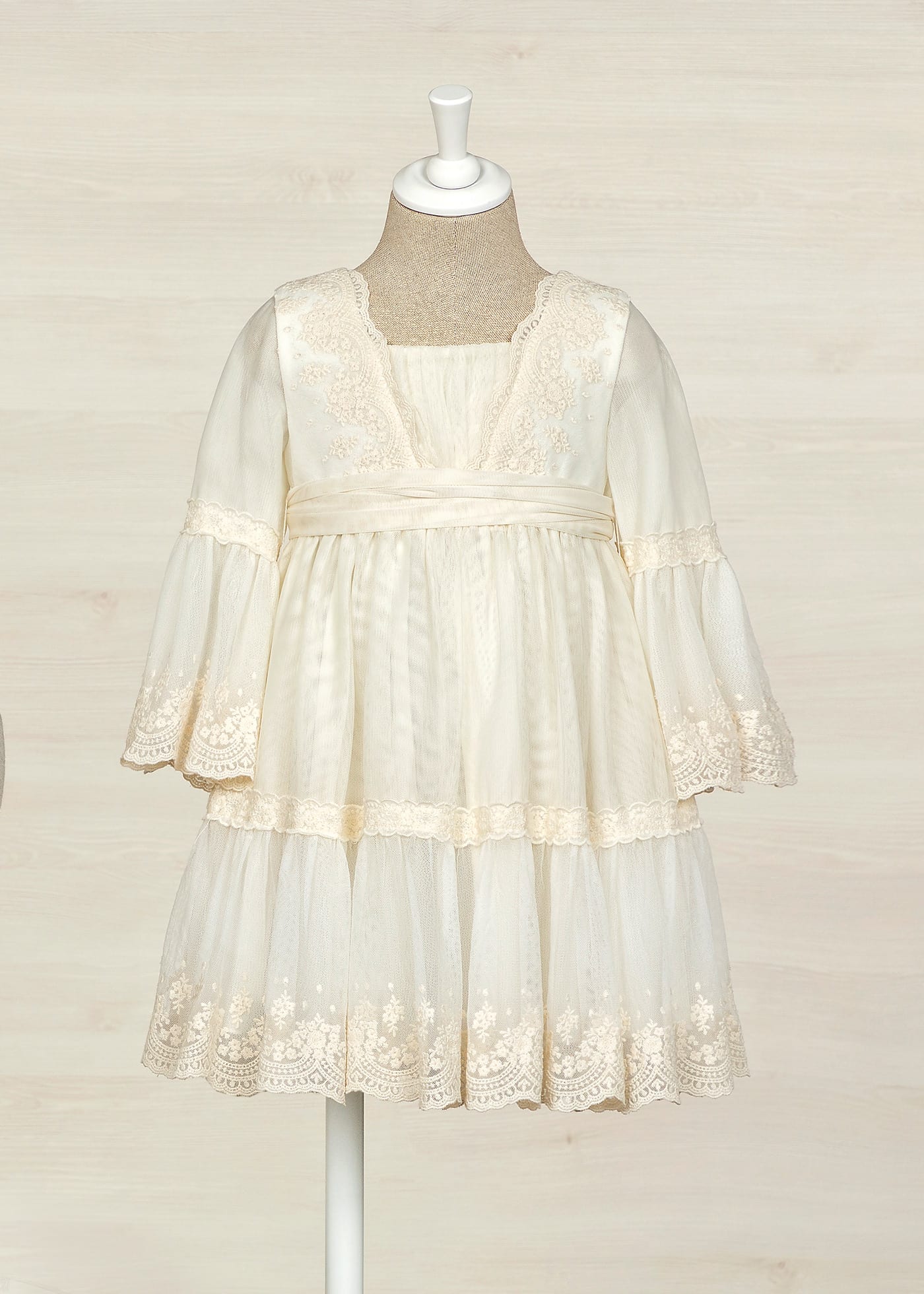 Abel & Lula Embroidered Tulle Dress