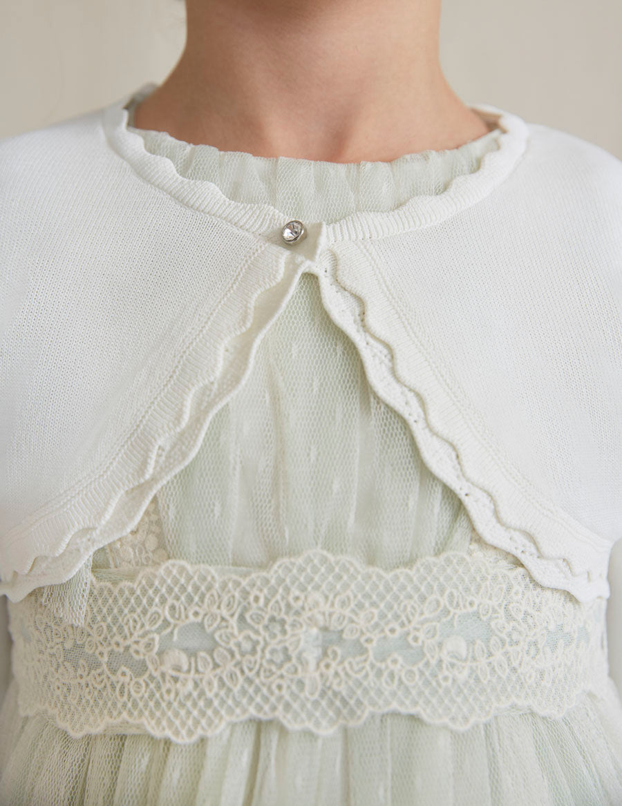 Abel & Lula Openwork Cardigan