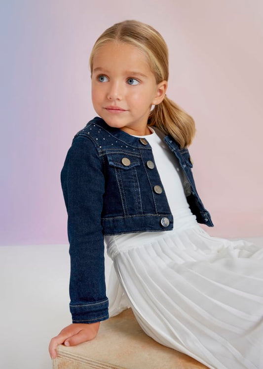 Abel & Lula Flower Denim Jacket