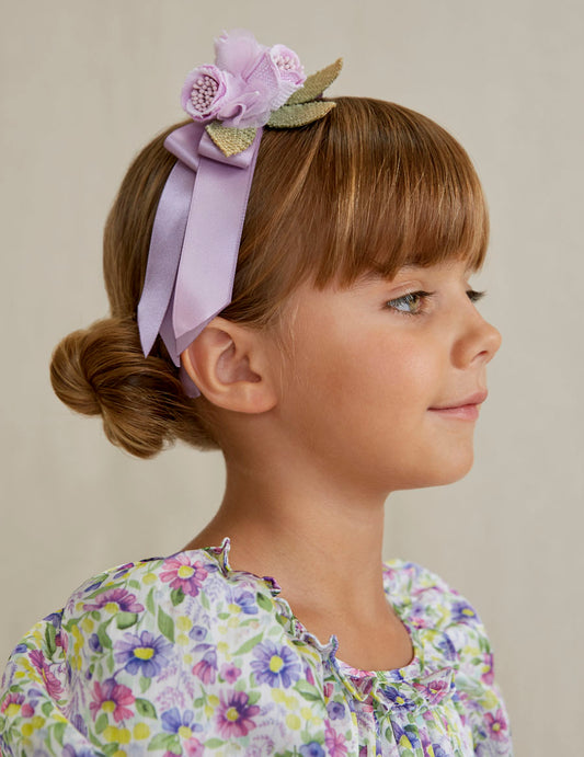 Abel & Lula Flower Waterfall Headband