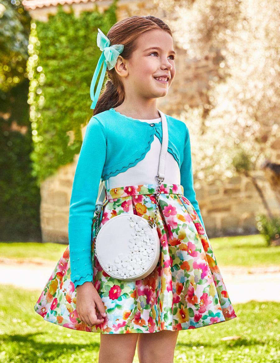 Abel & Lula Crossbody Flower Round Handbag