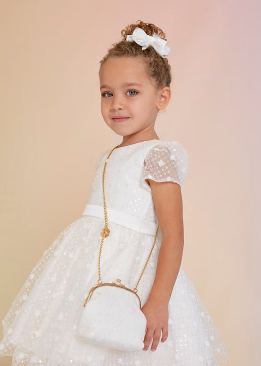 Sequins Tulle Handbag Girl