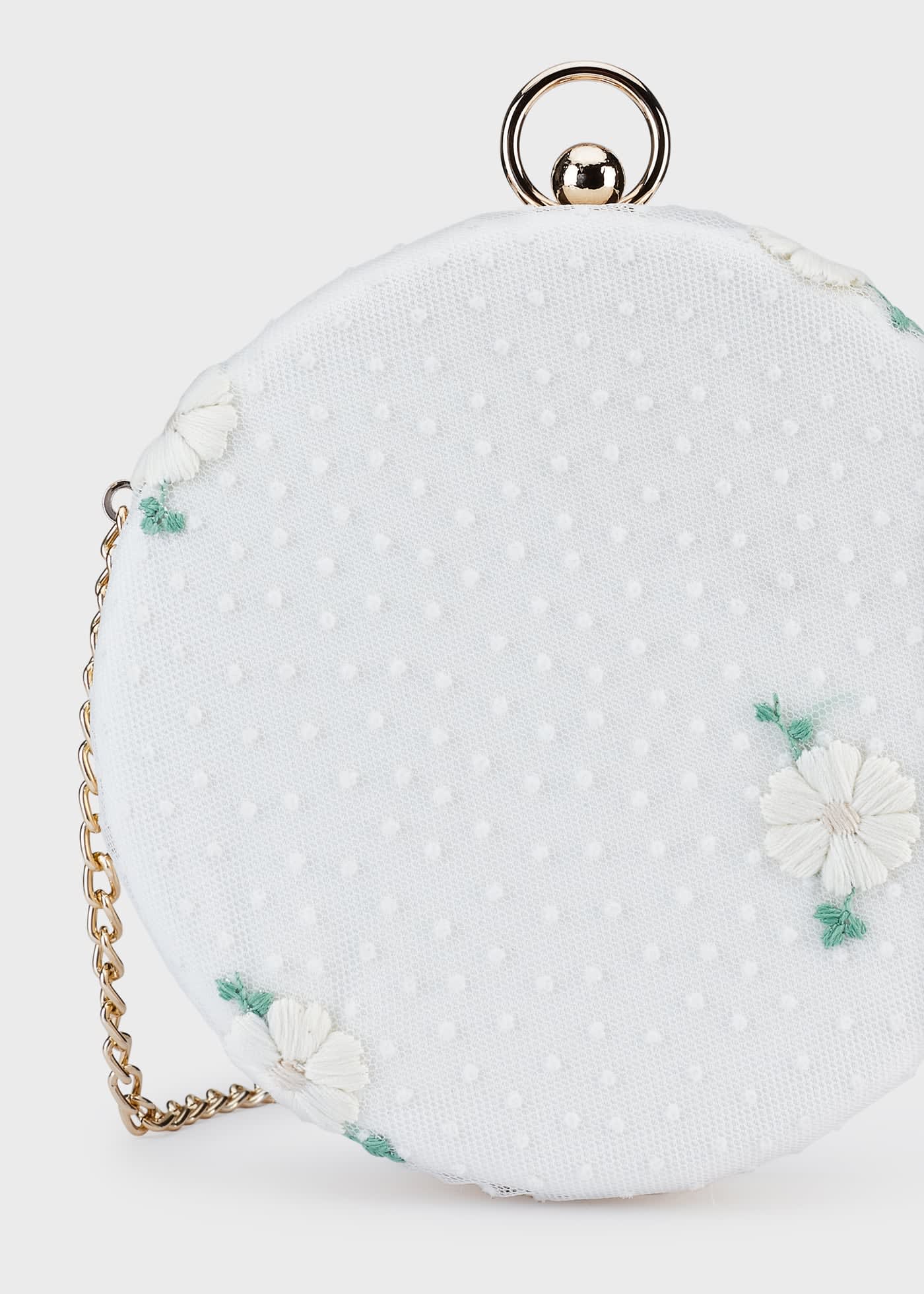 Abel & Lula Embroidered Tulle Handbag