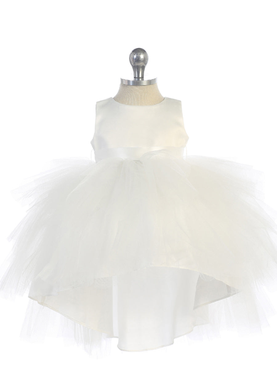 Infant Ruffled Tulle Dress "High-Low"