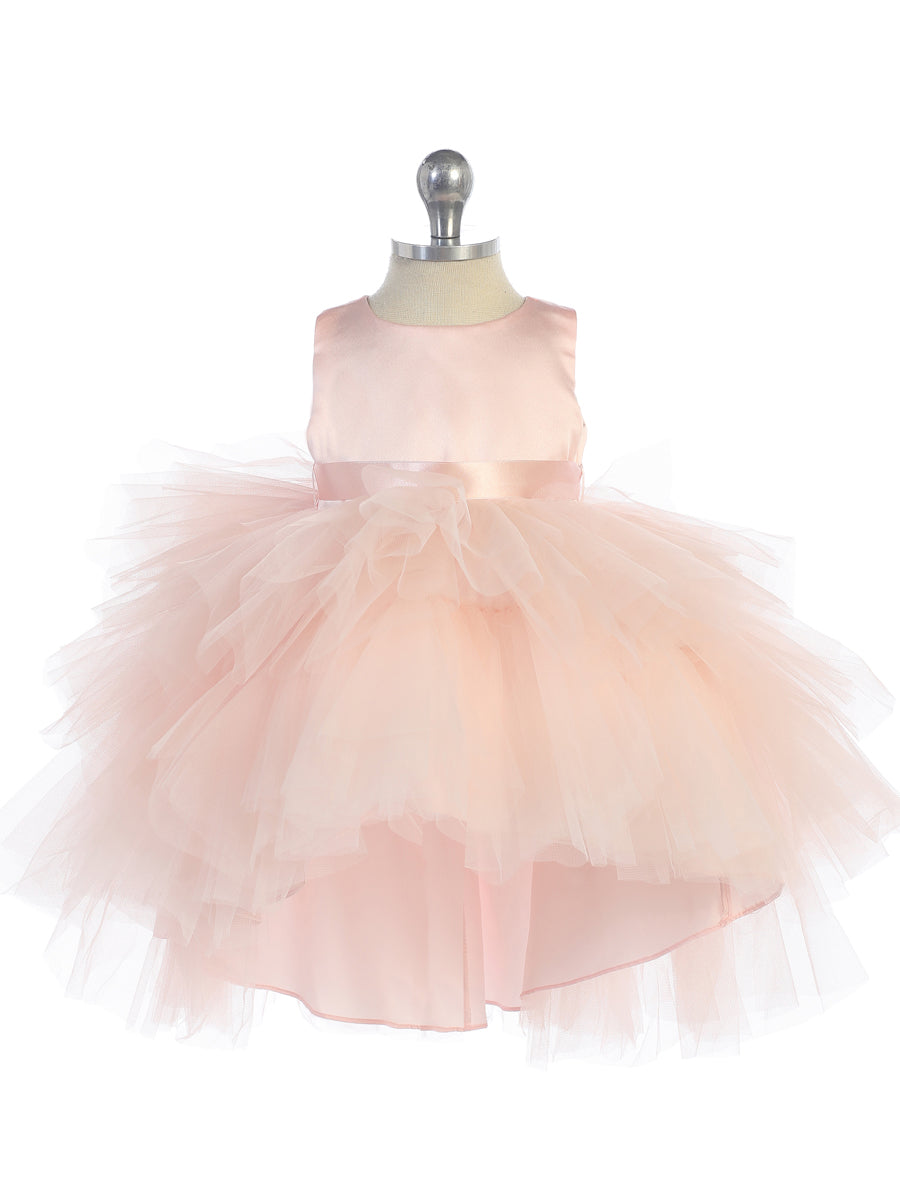 Infant Ruffled Tulle Dress "High-Low"