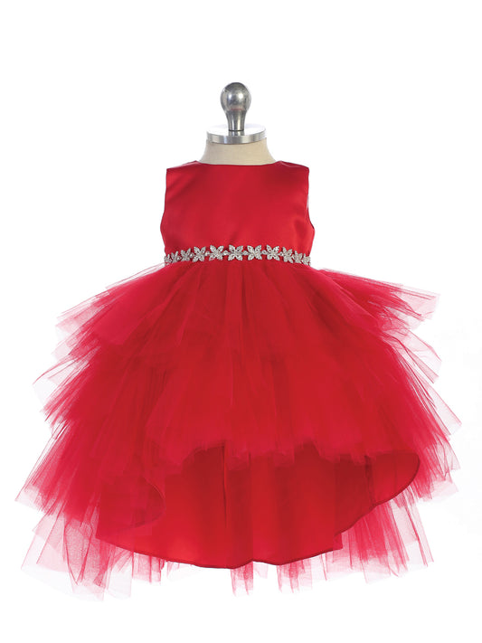 Infant Ruffled Tulle Dress "High-Low"
