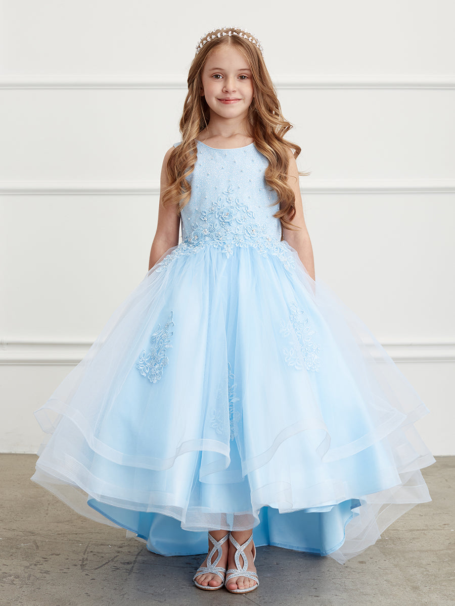 Girls Dress with Sparkle Bodice
