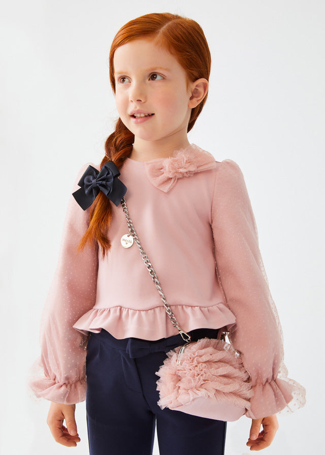 Abel & Lula Ruffled Tulle Bag