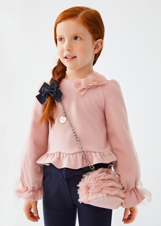 Abel & Lula Ruffled Tulle Bag