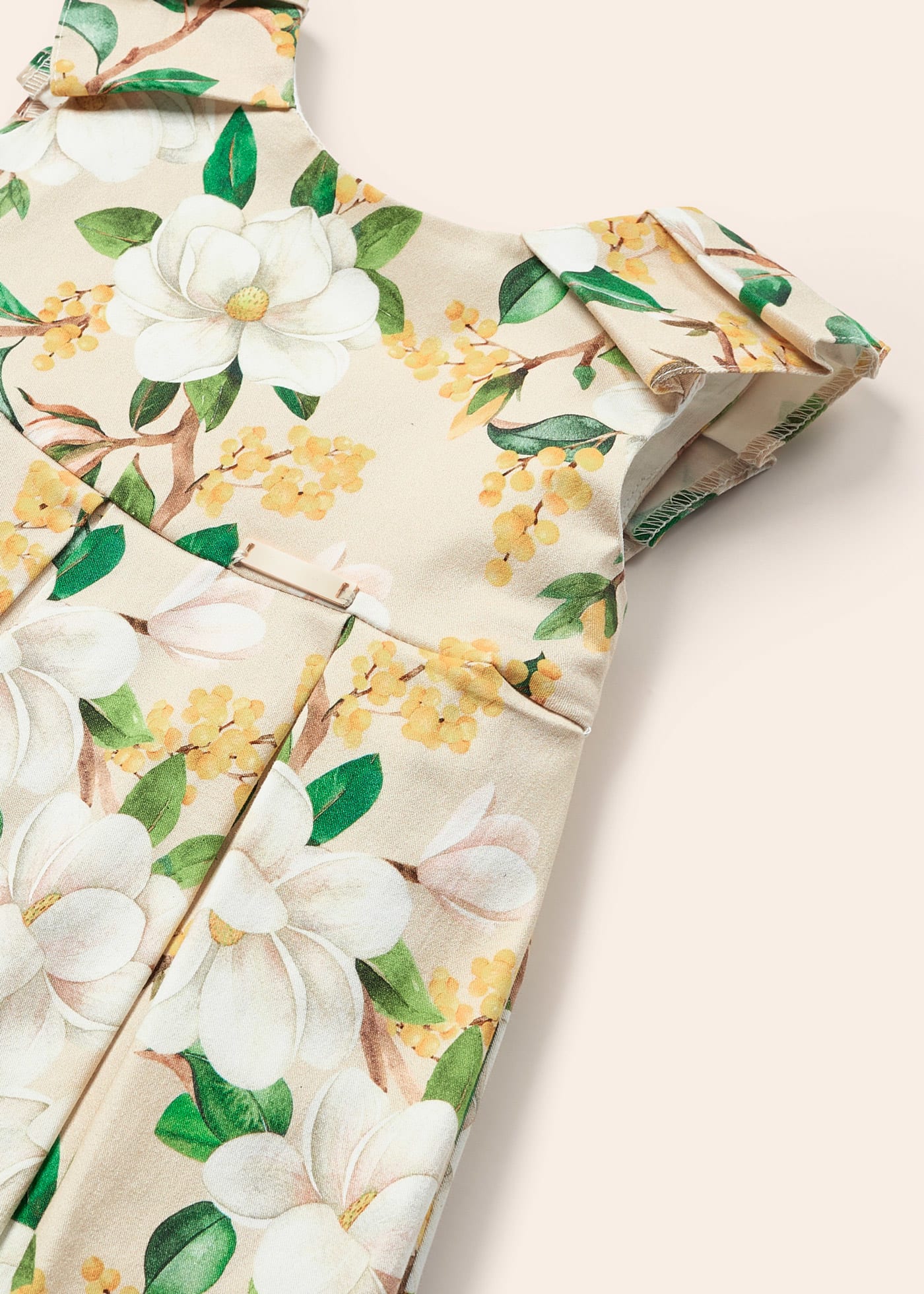Mayoral Floral satin dress