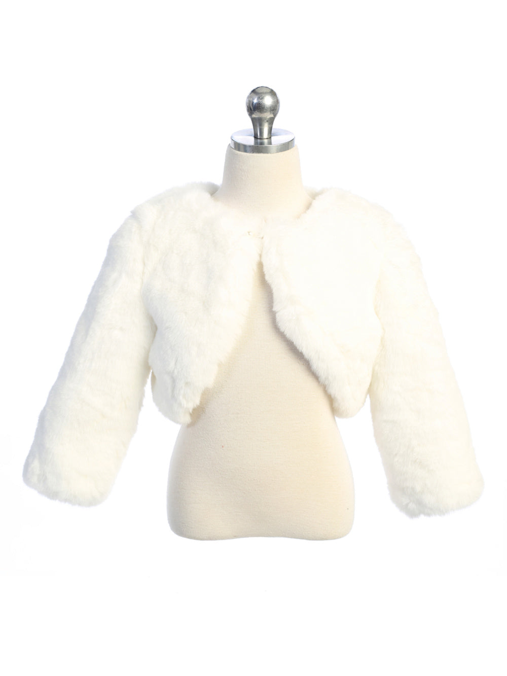 White fur best sale bolero jacket