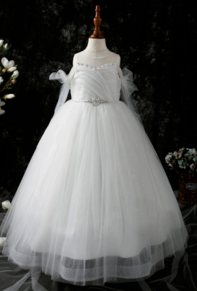 Princess Daliana Sparkle Gown w/Pleated Bodice