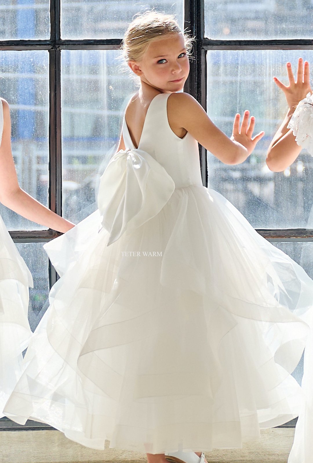 Teter Warm Dress with Layered Skirt