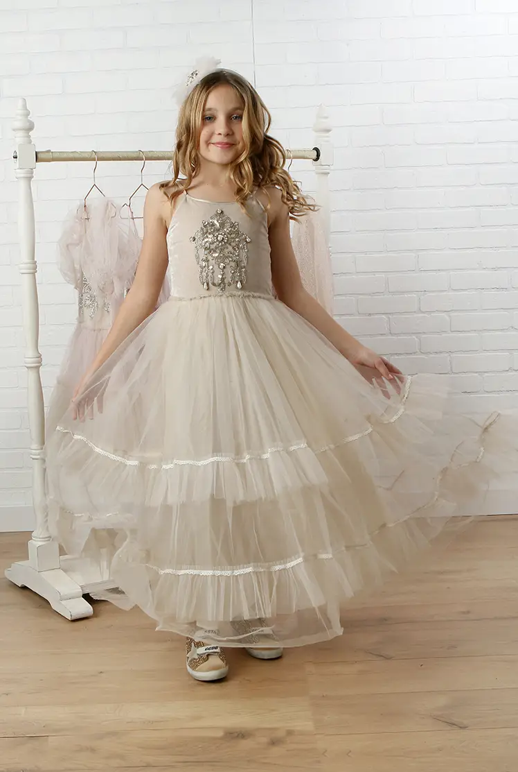 Gweneth Long Tulle Dress
