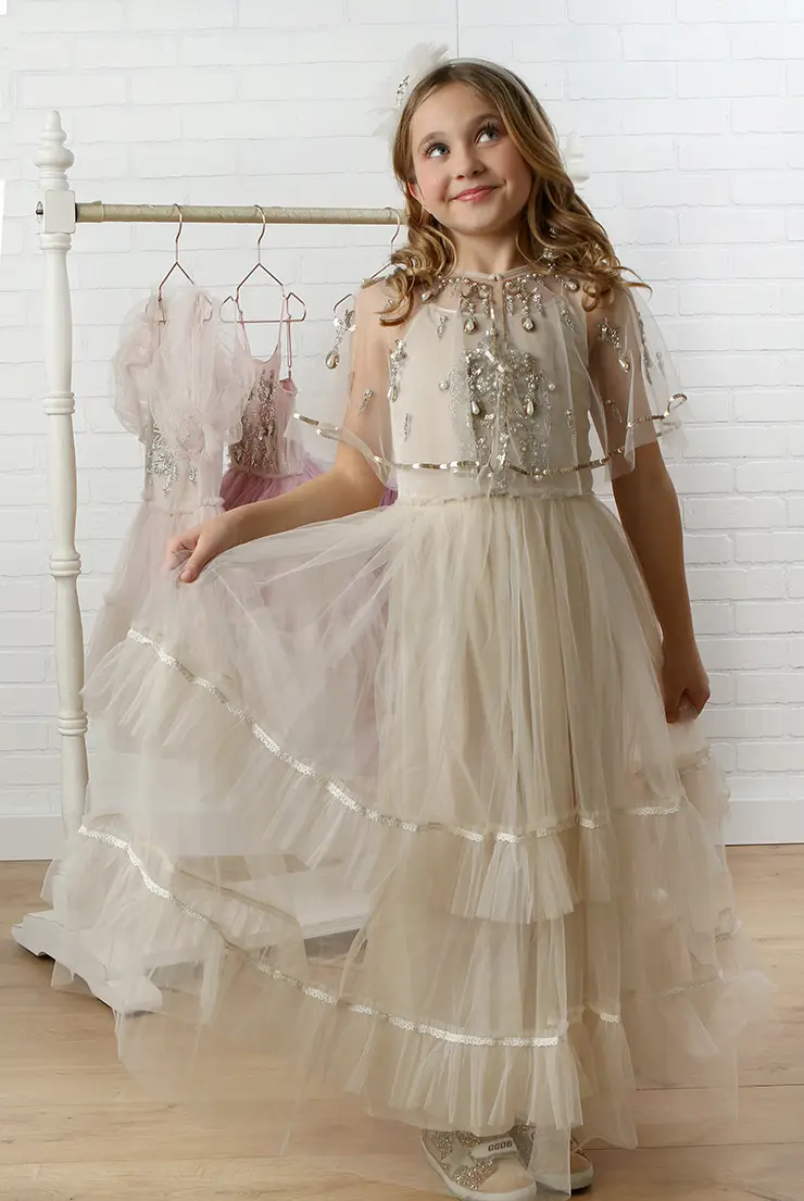 Gweneth Long Tulle Dress