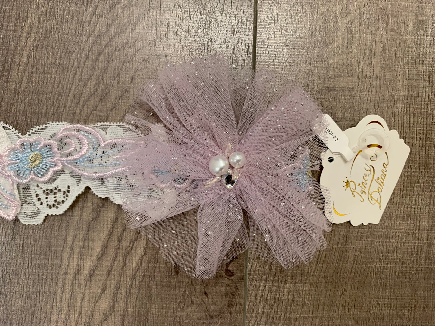 Princess Daliana Lilac Headband with Flowers