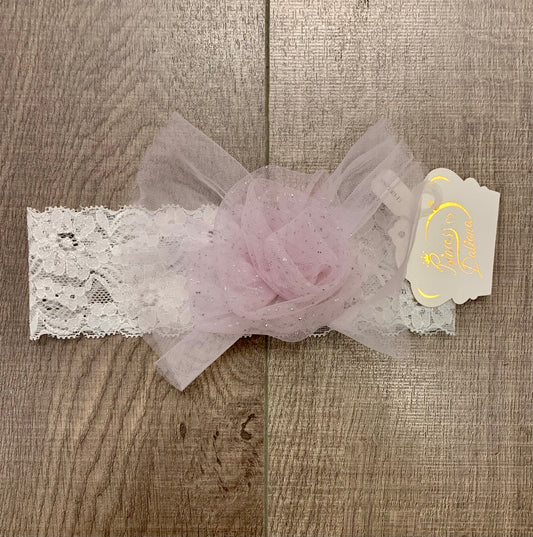 Princess Daliana Lilac Headband with Flowers