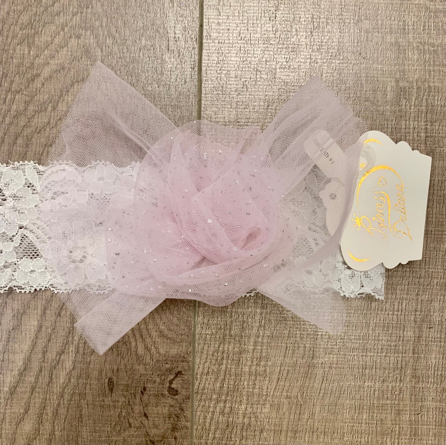 Princess Daliana Lilac Headband with Flowers