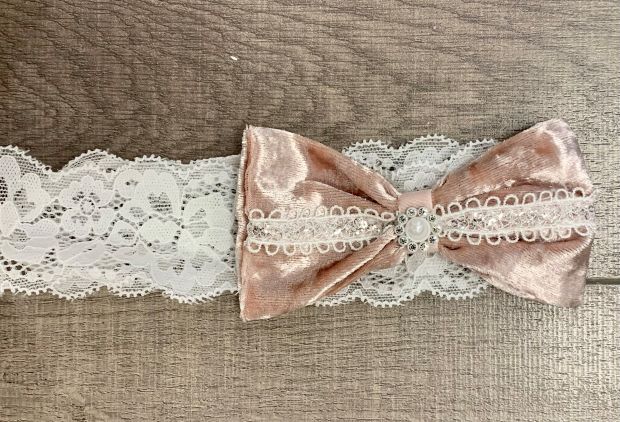 Princess Daliana Velour Dress and Headband Set