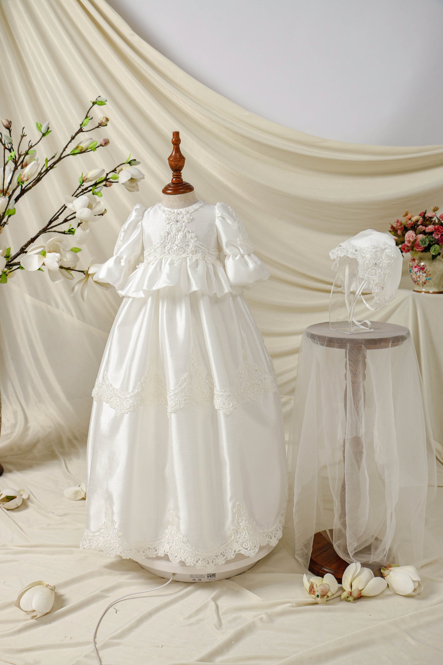 Princess Daliana Infant Gown and Bonnet