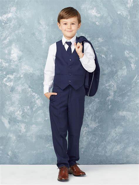 Boys 5pc Slim Fit Suit