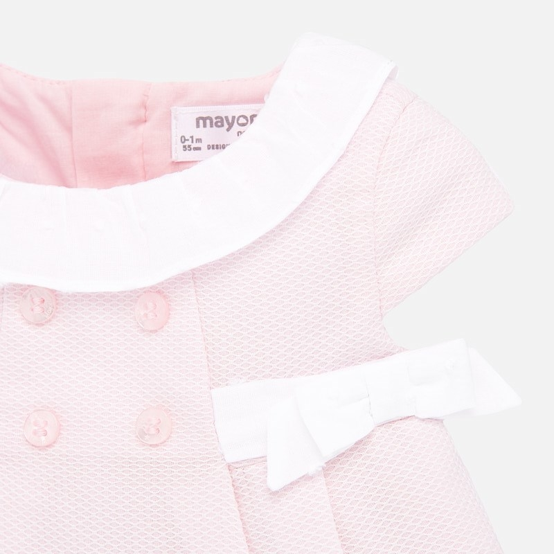 Mayoral Baby Girl Dress w/Bonnet