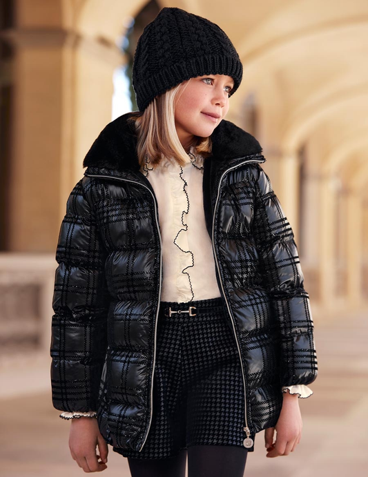 Abel & Lula Flock Printed Coat