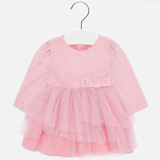 Mayoral Baby girl Velvet Tulle Dress