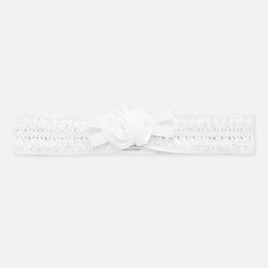 Mayoral Crochet Headband with Flower