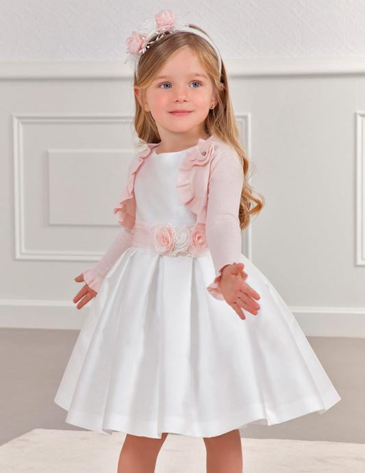 Abel & Lula Rosa Tricot Shrug