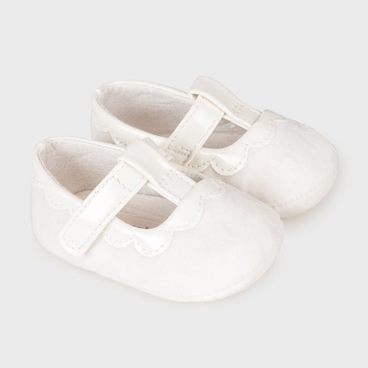 Mayoral Baby Girl Patent/Velvet Shoes